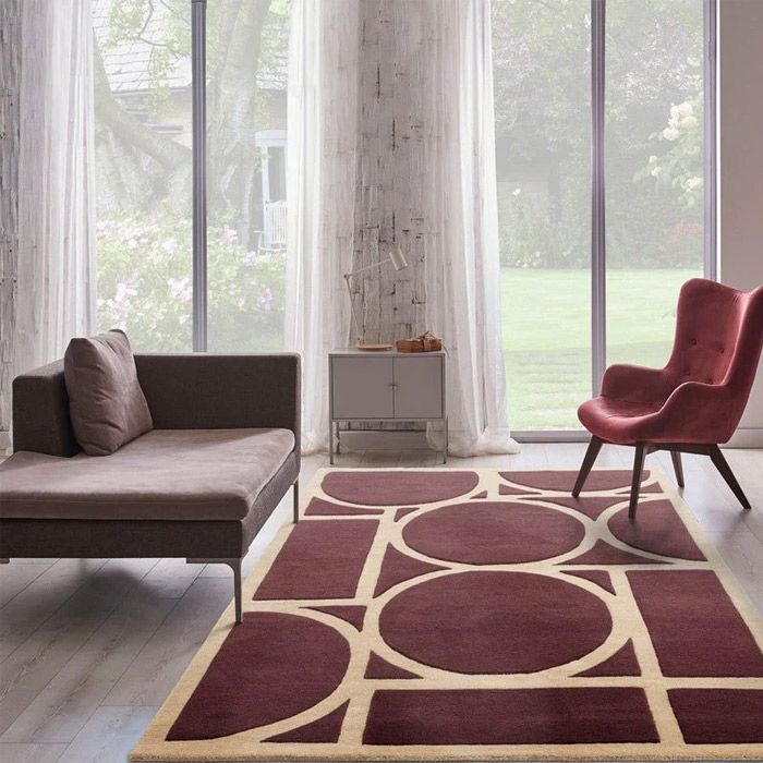 Metro Plum Rug