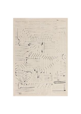 Valley Ivory Charcoal Route Rug 